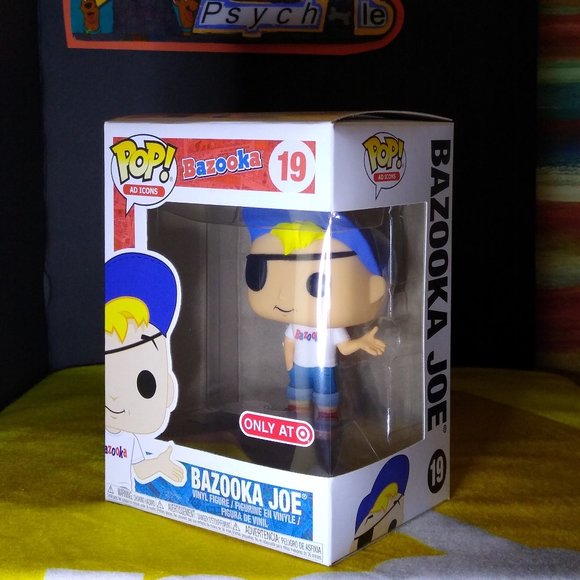 Bazooka Joe Bazooka Bubble Gum Ad Icons Target Exclusive Funko Pop 19 NIB - Picture 1 of 4
